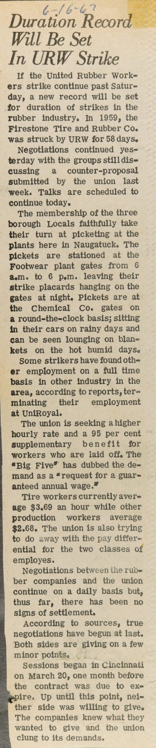 Duration Record Will Be Set In URW Strike