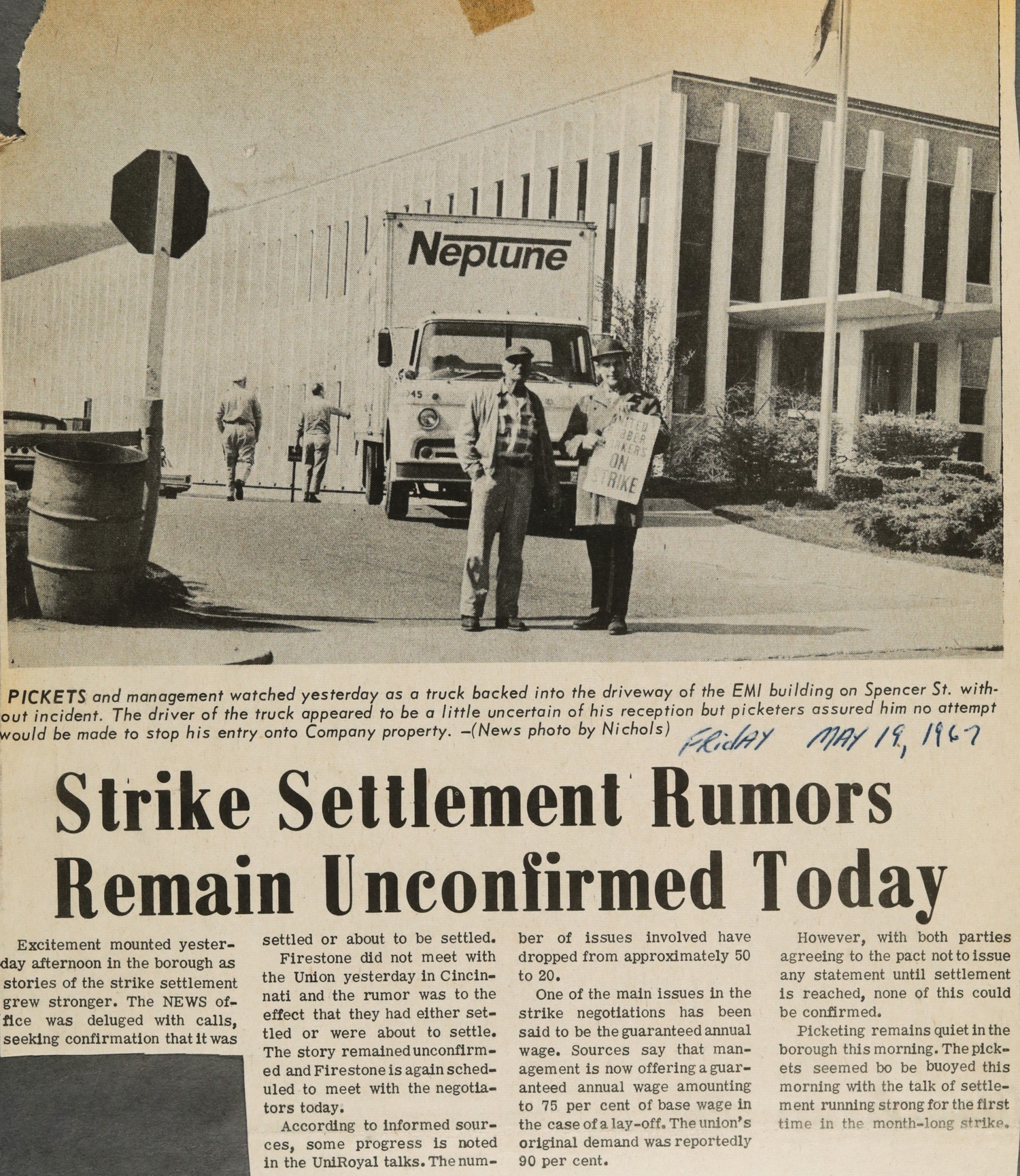 Strike Settlement Rumors Remain Unconfirmed Today