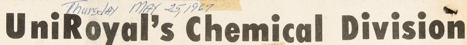 UniRoyal's Chemical Division