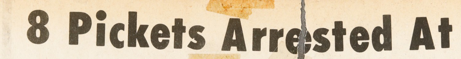 8 Pickets Arrested At