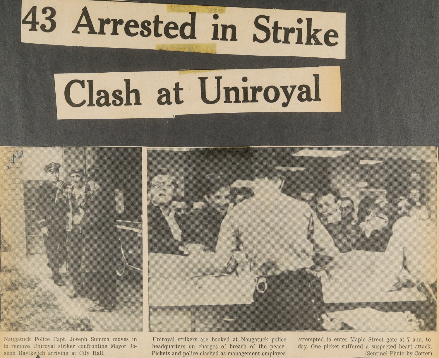 43 Arrested in Strike