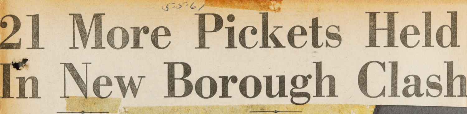 21 More Pickets Held In New Borough Clash