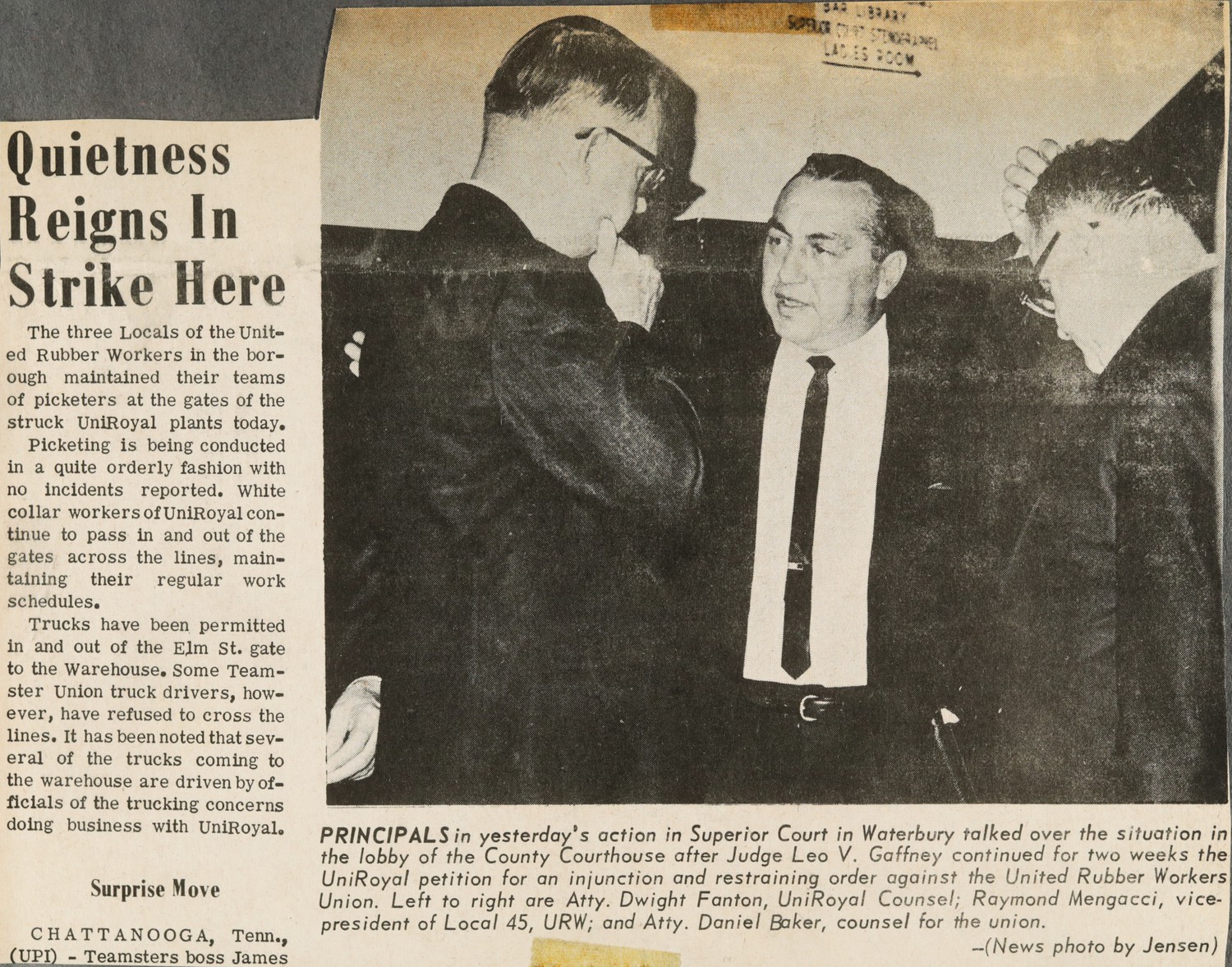 Quietness Reigns In Strike Here